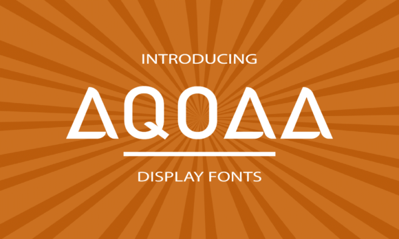 Aqoaa: A Premium Display Font for Bold Editorial Design