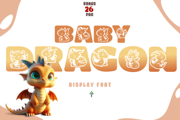 Baby Dragon: A Whimsical Typeface for Joyful Editorial Design