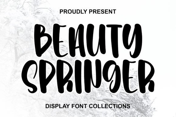 Beauty Springer: A Quirky Display Typeface for Cheerful Digital Experiences