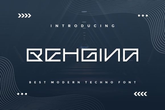 Behgina: A Modern Display Font for Creative Projects