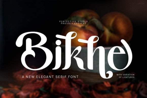 Bikne: The Elegant Serif Font for Luxury Branding