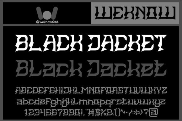Black Jacket: A Bold Display Typeface for Editorial Design