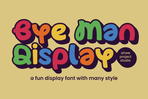 Bye Man: The Bold Display Typeface for Digital Branding