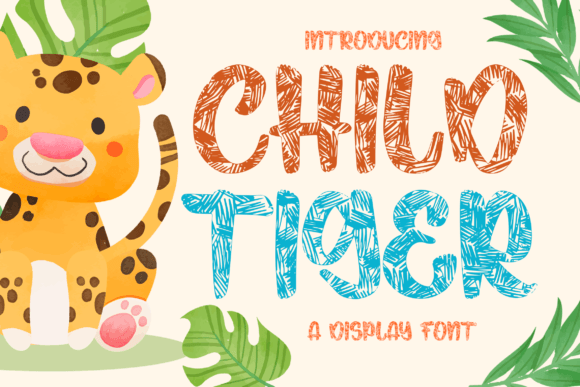 Child Tiger: A Friendly Display Font for Editorial Design