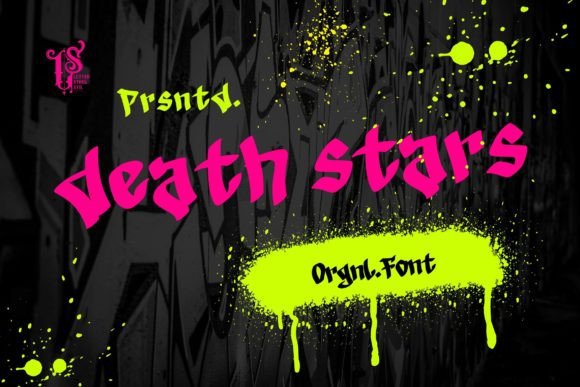 Death Stars: The Edgy Typeface for Bold Editorial Design