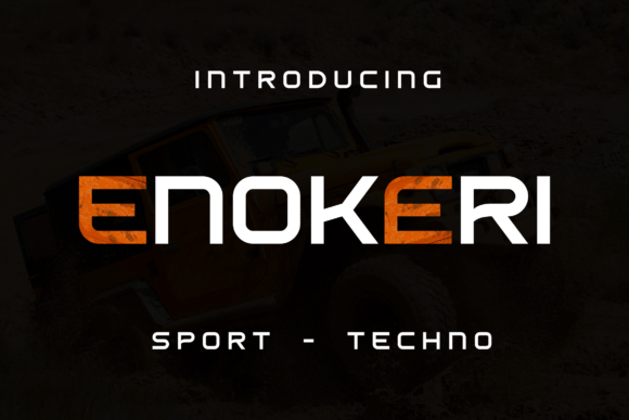 Enokeri: A Dynamic Display Font for Modern Crafters