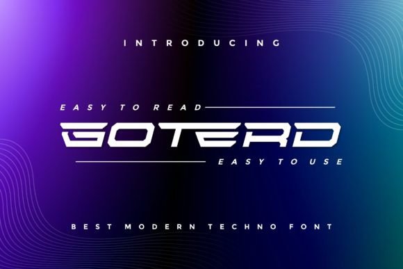 Goterd: The Bold Display Font for Modern Web Design