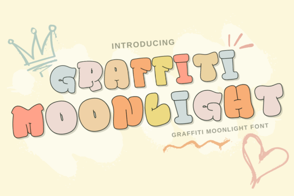Graffiti Moonlight: A Bold Display Font for Digital Branding