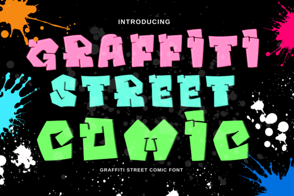 Graffiti Street Comic: A Bold Typeface for Editorial Design