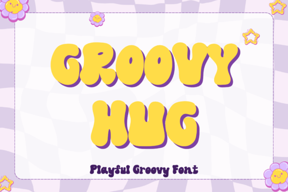 Groovy Hug: A Retro Display Typeface for Bold Branding