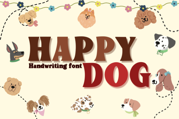 Happy Dog: The Perfect Display Font for Handmade Creators