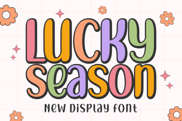 Lucky Season: A Whimsical Display Font for Handmade Creations