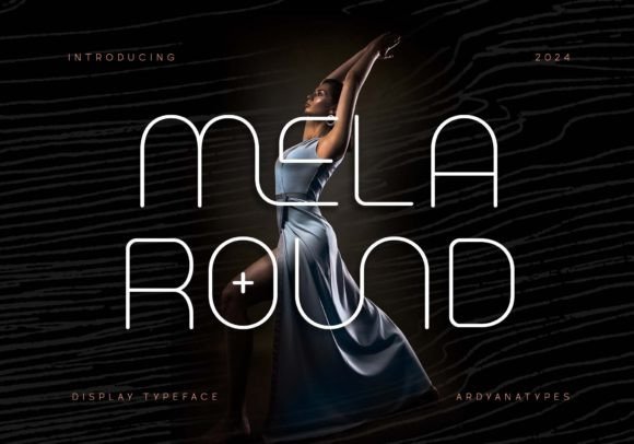 Melaround: The Monoline Display Font for High-Impact Campaigns