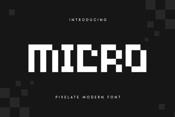 Micro: A Unique Display Font for Magical Brand Identities