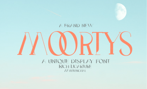 Moortys: The Premium Display Font for Scroll-Stopping Brand Content