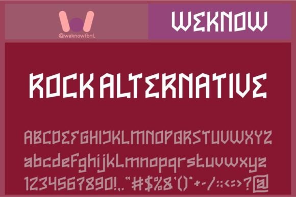 Rock Alternative: The Futuristic Display Font for Bold Campaigns