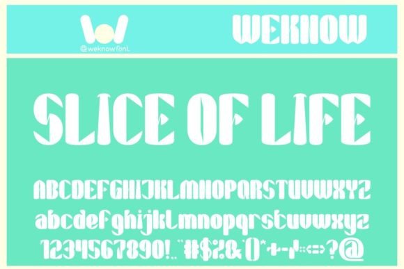 Slice of Life: A Vibrant Display Typeface for Bold Branding