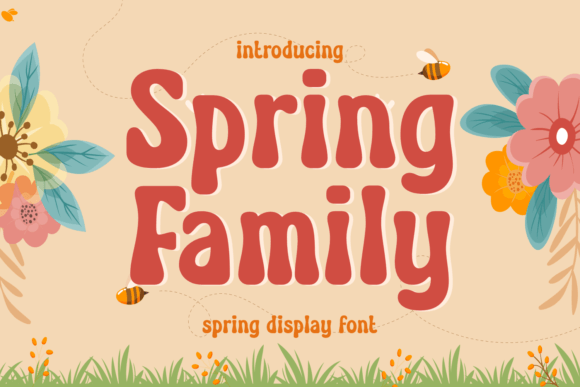 Spring Family: The Perfect Display Font for Small Business Branding