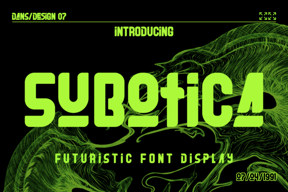 Subotica: The Futuristic Y2k Display Font for Bold Branding