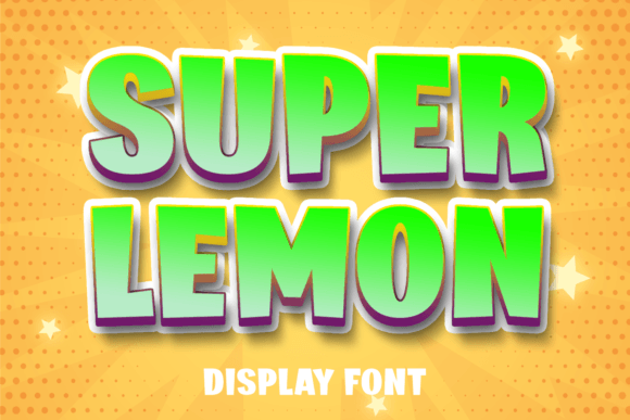 Super Lemon: The Playful Typeface for Modern Web Design