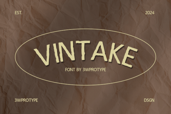 Vintake: The Vintage Display Font for Scroll-Stopping Visuals