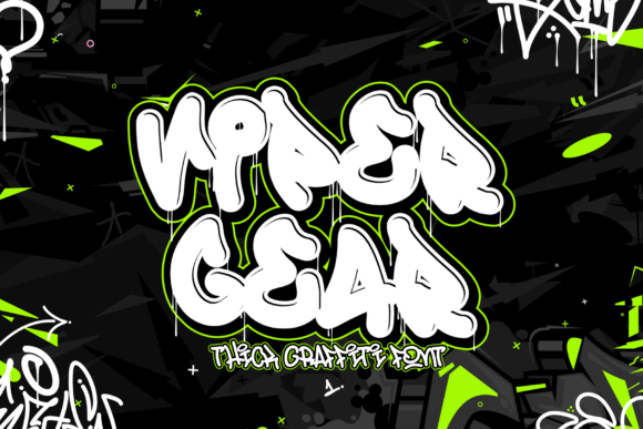 Viper Gear: A Gritty Display Font for Urban Branding