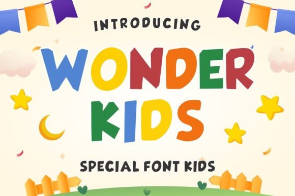 Wonder Kids: The Perfect Typeface for Playful Branding